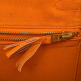 Hermes Orange H Doblis Sellier Kelly 25cm Gold Hardware (Preloved - Excellent)