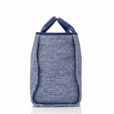 Chanel Medium Blue Canvas Deauville Tote