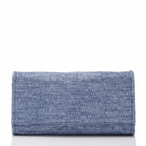 Chanel Medium Blue Canvas Deauville Tote