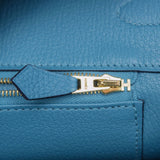 Hermes Blue Azur Togo Birkin 35cm Gold Hardware