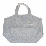Chanel Blue Cotton Beach Tote & Towel Set