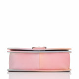 Chanel Pink Rainbow Printed Caviar Medium Boy Bag