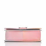 Chanel Pink Rainbow Printed Caviar Medium Boy Bag