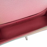 Chanel Pink Rainbow Printed Caviar Medium Boy Bag