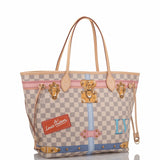 Louis Vuitton Damier Azur Summer Trunk Neverfull MM