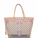 Louis Vuitton Damier Azur Summer Trunk Neverfull MM