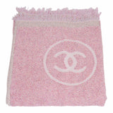Chanel Pink Cotton Beach Tote & Towel Set