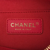Chanel Coral Pink Lambskin Double Purpose Fanny Pack and Shoulder Bag