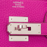 Hermes Magnolia Clemence Birkin 30cm Palladium Hardware