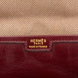 Hermes Vintage Rouge H Box Jige PM Clutch (Preloved - Excellent)