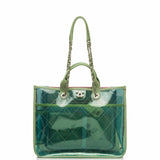 Chanel Large Multicolor PVC and Lambskin Tote Bag