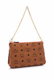 MCM Millie Visetos Zip Medium Crossbody