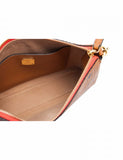 MCM Millie Visetos Zip Medium Crossbody