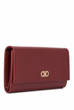 Salvatore Ferragamo Double Gancio Long Trifold Wallet