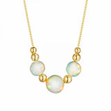 Round Opal Necklace N112656-Y
