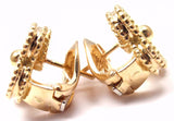Authentic! VAN CLEEF & ARPELS Vintage Alhambra 18k Yellow Gold Earrings