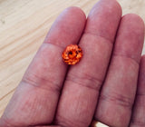 4.15CT FLAWLESS IMPERIAL TOPAZ COLOR 100% NATURAL ORANGE LOOSE CUSHION GEMSTONE