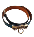 Hermes Hermes Bracelet Rivale Blue Izmir