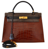 Hermes Hermes Kelly bag 32 Tricolor Alligator