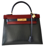 Hermes Hermès Kelly 28 Tricolor Bag