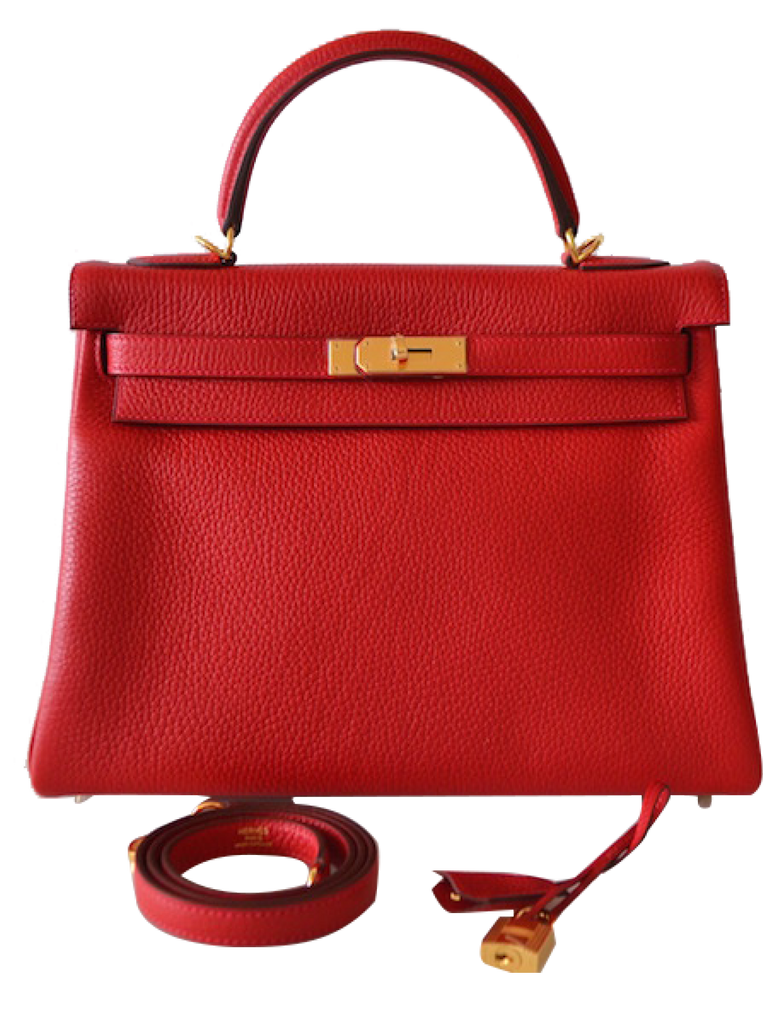 Hermes Hermès Kelly Bag 32 Red Womens