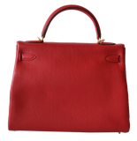 Hermes Hermès Kelly Bag 32 Red Womens