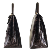 Hermes Hermès Kelly bag 28 crocodile Porosus Havana
