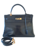 Hermes Hermès Kelly 32 Black Box