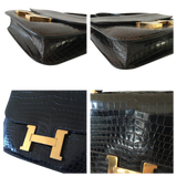 Hermes Hermès bag model Constance Porosus