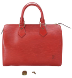 Louis Vuitton Louis Vuitton Speedy 25 Black Epi Leather Bag