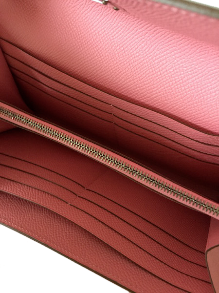 Hermes Hermès Kelly Epsom Pink Confetti Wallet
