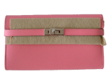 Hermes Hermès Kelly Epsom Pink Confetti Wallet