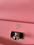 Hermes Hermès Kelly Epsom Pink Confetti Wallet