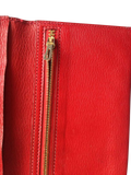 Hermes Hermès Béarn wallet in Red Lizard