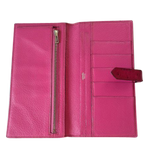 Hermes Wallet Hermès Béarn Ostrich Rose