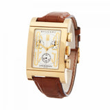 BULGARI RETTANGOLO CHRONOGRAPH 18K YELLOW GOLD UNISEX RTC 49G