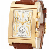 BULGARI RETTANGOLO CHRONOGRAPH 18K YELLOW GOLD UNISEX RTC 49G