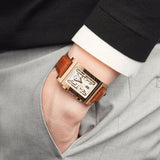 BULGARI RETTANGOLO CHRONOGRAPH 18K YELLOW GOLD UNISEX RTC 49G