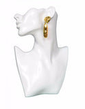 Chanel Vintage Goldtone CC Drop Clip-On Earrings
