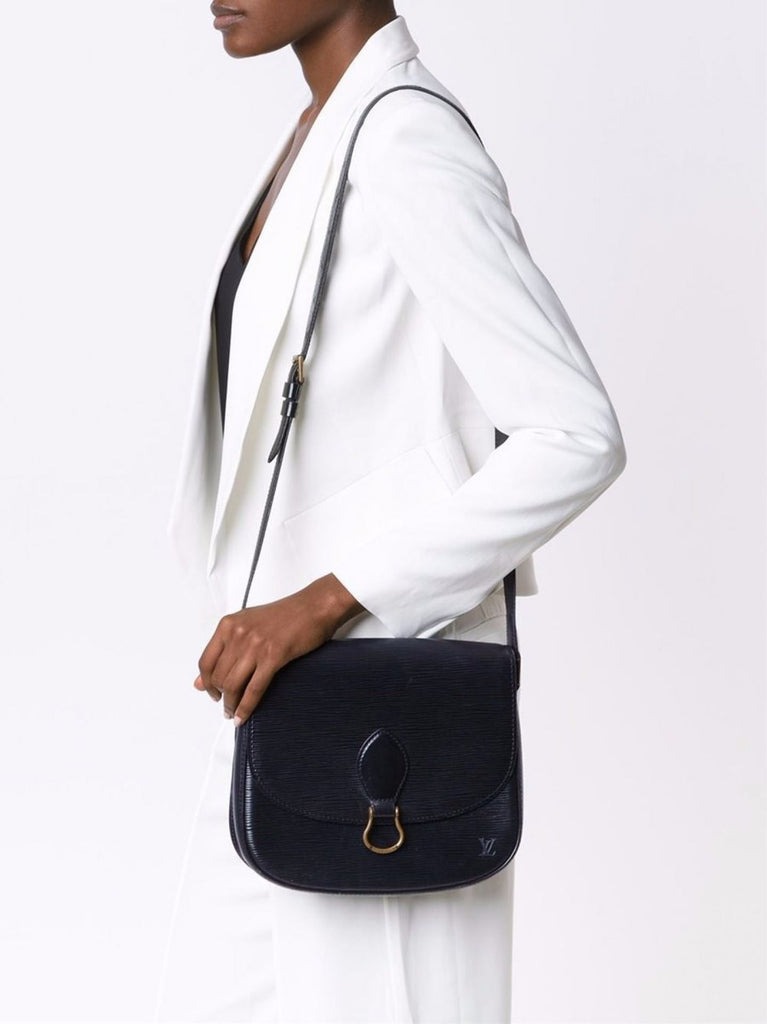 Louis Vuitton Black Epi Leather Saint Cloud Crossbody Bag – Luxify