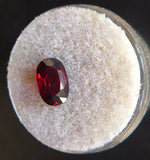 FINE 1.70ct Vivid Red Spinel UNTREATED Oval Cut GCS CERTIFIED Top Grade