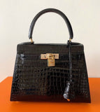 Hermes Kelly 20 Porosus and Diamonds