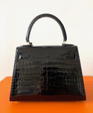 Hermes Kelly 20 Porosus and Diamonds
