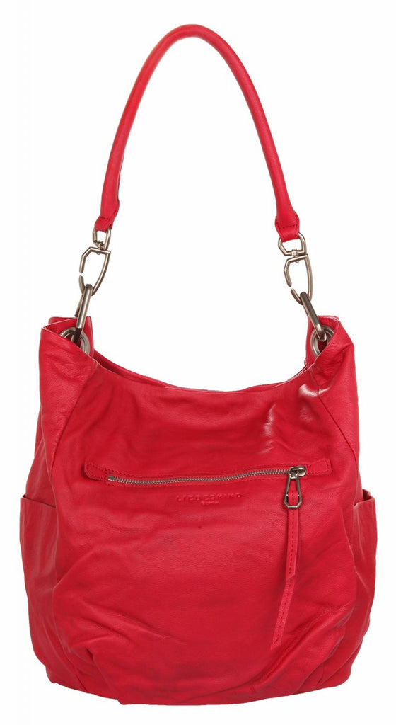 LIEBESKIND BERLIN DAMEN SHOULDER BAG JEANYE CHERRY BLOSSOM RED VINTAGE