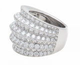Van Cleef & Arpels Diamond White Gold Cocktail Ring