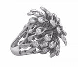 Christian Dior Feu D'Artifice 18K White Gold Diamond Ring