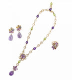 Bulgari BVLGARI Diamond and Color Stone Necklace Earring and Ring Set