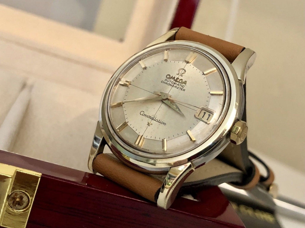 OMEGA CONSTELLATION 1966 VINTAGE ORIGINAL DIAL PIE PAN CROSSHAIR
