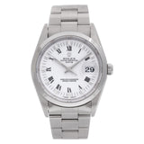 Rolex Date R15200 Stainless Steel White dial 34mm Automatic watch
