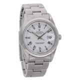 Rolex Date R15200 Stainless Steel White dial 34mm Automatic watch